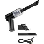 Yeni Nesil Kablosuz Şarjlı Portatif Ev Araba Ofis Masa Süpürgesi 3 In 1 - Görsel 3