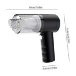 Yeni Nesil Kablosuz Şarjlı Portatif Ev Araba Ofis Masa Süpürgesi 3 In 1 - Görsel 4