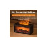 Aksiyon Global Ezere A4 Şömine Esintili Aromaterapi Difüzörü Ultrasonik Hava NEMLENDICI-(1903) - Görsel 5