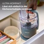 Kenwood Multipro Go FDP22.130GY 650W Kompakt Mutfak Robotu – 1,3l Hazne, Rendeleme & Yoğurma - Görsel 4