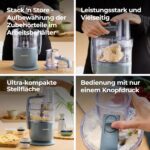 Kenwood Multipro Go FDP22.130GY 650W Kompakt Mutfak Robotu – 1,3l Hazne, Rendeleme & Yoğurma - Görsel 5