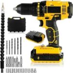 365Dükkan Matkap Seti 24 Parça Çift Bataryalı Darbeli LED Işıklı Vidalama - Görsel 4