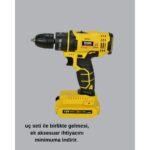 365Dükkan Ergonomik Tasarımlı 12V Matkap | 2 Vitesli, LED Aydınlatmalı ve Dayanıklı - Görsel 5