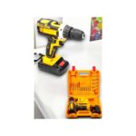 365Dükkan 24 Parça Çift Bataryalı Şarjlı Matkap Seti 24W Motor ve Otomatik Mil Kilitli Tasarım - Görsel 4