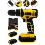 365Dükkan Metal Şanzıman Çift Akülü Bakır Sargı 24 Parça LED Aydınlatmalı Matkap Seti - Görsel 4