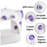 Arthurs Mini Ev Dikiş Makinesi Pedallı Sewıng Machine - Görsel 5