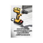 Denisam Metal Dişli 24W Akülü Matkap -Çift Bataryalı ve LED Çalışma Işığı ile Tam Set