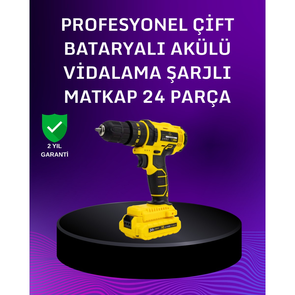 110001264337430.jpg Denisam 12V Akülü Matkap | 20-30 Nm Tork, Çift Hız Ayarı ve LED Işık - Görsel 1