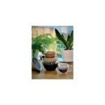 Linan Ware Chemex Filtre Kahve Demleme, Çelik Filtre Aparatlı, Isıya Dayanıklı Borosilikat Cam  600 ml - Görsel 4