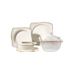 Korkmaz S Finebone Porcelain 86 Parça 12 Kişilik Yemek Takımı A8807