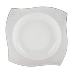 Karaca Fine Bone Tiara Platin 60 Parça 12 Kişilik Yemek Takımı Kare - Görsel 4