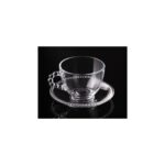 Perotti Girona Boncuk Desensiz Cam Çay Fincan Seti 12 Parça – Şık, Zarif ve Günlük Kullanıma Uygun Tasarım - Görsel 4