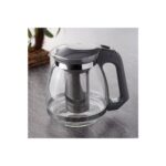 Vaveyla Süzgeçli Cam Demlik Seti ve Semavere Uygun 1100 Ml.