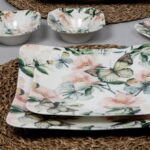 Güral Porselen Spinoza 16 Parça Kare Kahvaltı Takımı 1175 - Görsel 2