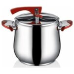 İnter Çelik Inter Çelik Düdüklü Tencere 8 Litre Kırmızı