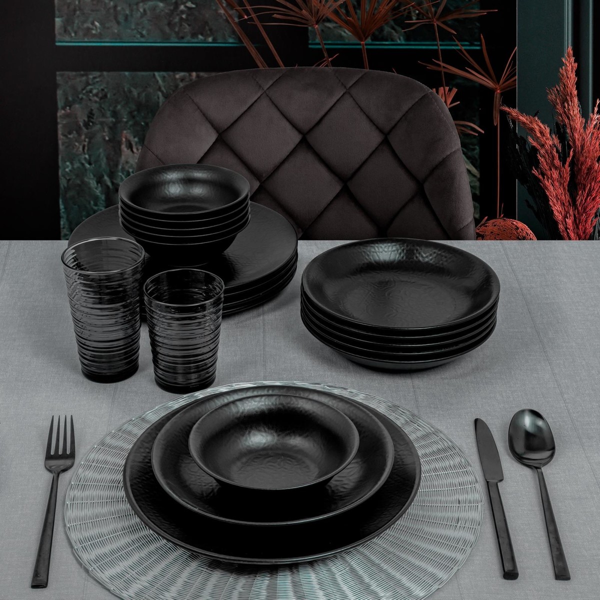 11082405707826.jpg Güral Porselen Ece 18 Parça Yemek Seti - Görsel 1