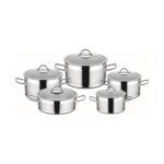 Kahramanlar Çelik Sırma Tencere Seti 10 Parça - Görsel 2