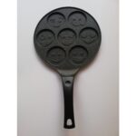 Eda Granit Yüz Emojili Pankek Tava 28 cm Döküm Granit