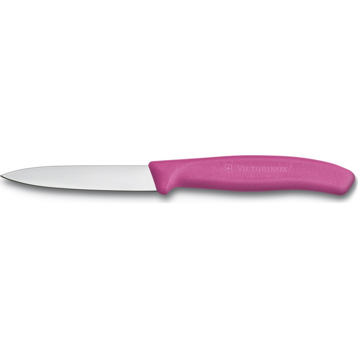 11177375137842.jpg Victorinox 10Cm Soyma Bıçağı (Düz Ağızlı) - Pembe - Görsel 1