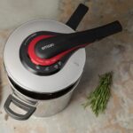 Emsan Up-line Kırmızı 4+6 Lt Klasik Paslanmaz Çelik Düdüklü Tencere Seti - Görsel 3