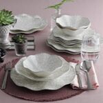 Güral Porselen Güral Nesrin 24 Parça 6 Kişilik Bone Yemek Takımı