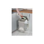 Pelikan Stelly Raylı Dolap İçi Mutfak Çöp Kovası 20+1 lt.