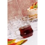 Yaku Termisil Ince Cam Isıya Dayanıklı 6'lı Kupa Bardak