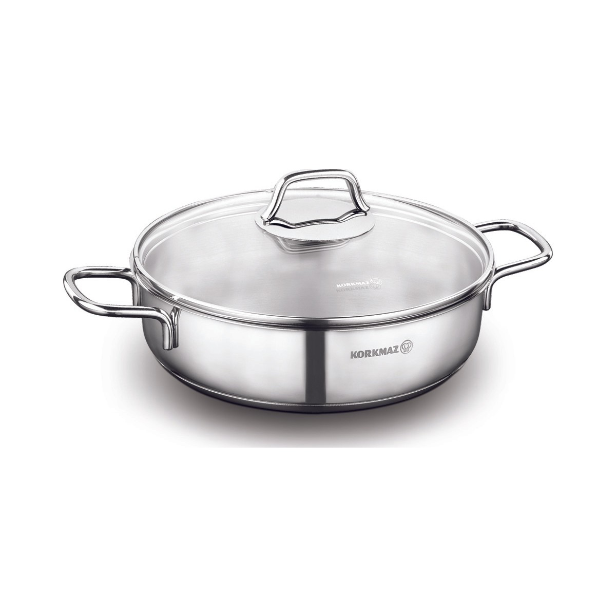 11263763054642-1.jpg Korkmaz Perla 26x7 cm Kısa Tencere - Görsel 1