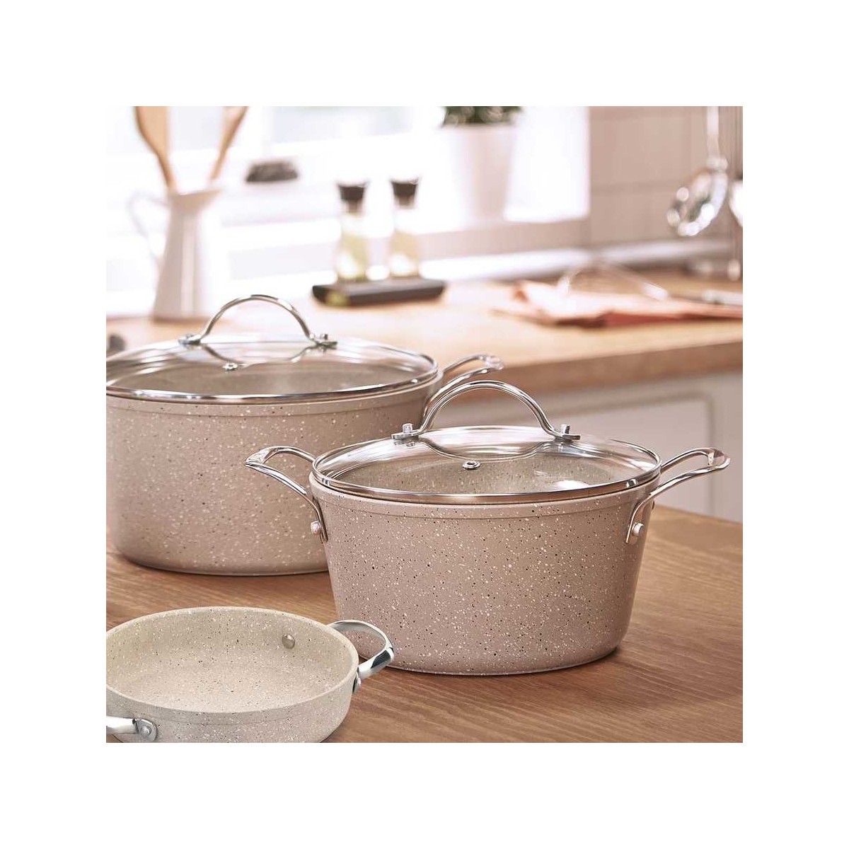 11265036222514-1.jpg Korkmaz Granita 20x10.5 cm Tencere A1260 - Görsel 1