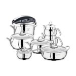 evimsaray  S-1568 Şevval 14 Parça Çelik Çeyiz Seti