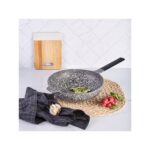 Emsan Perge Döküm Wok Tava 30 cm - Görsel 3