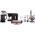 Karaca Grand Gurme Kahve Makinesi, Tost Makinesi, Çay Makinesi, Mutfak Robotu Elektrikli Çeyiz Seti