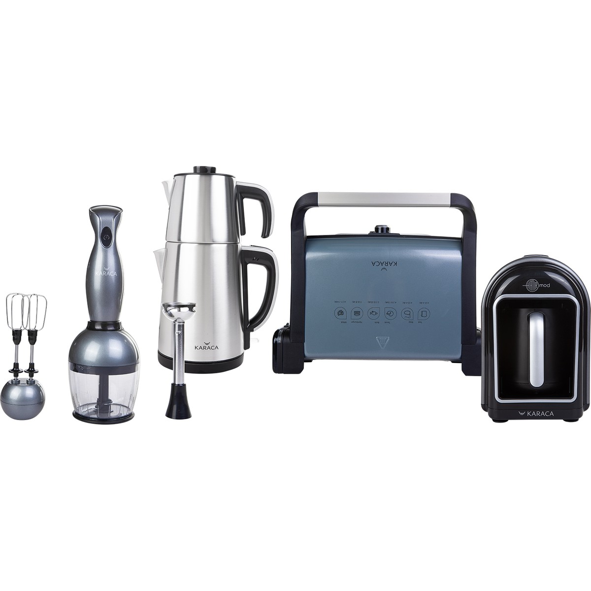 11300169941042.jpg Karaca Gurme Plus Antrasit Elektrikli Çeyiz Seti - Görsel 1