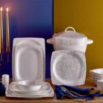 Neva N3082 Mirena Kare 60 Parça 12 Kişilik Fine Bone Yemek Takımı