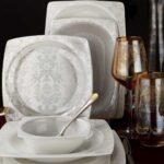 Neva N3082 Mirena Kare 60 Parça 12 Kişilik Fine Bone Yemek Takımı - Görsel 2