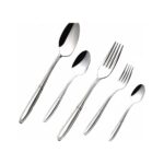 Nehir 60 Parça Çatal Kaşık Takımı Seti(Bıçaksız) Buket Sade Parlak 18/10 Nehir Buket 60 - Görsel 2