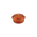 Lava Yuvarlak Tencere - Çap(Ø)24 cm. Turuncu