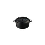 Lava Yuvarlak Tencere -Çap(Ø)28 Cm. Siyah