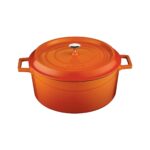 Lava Trendy Yuvarlak Döküm Demir Tencere Çap (Ø) 28 cm Turuncu LV Y TC 28 K2 O