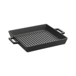 Lava Metal Kulplu Döküm Demir Izgara Tava 26x26 cm