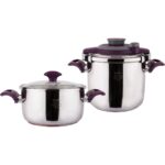 Tantitoni Powercook Mor Düdüklü Tencere Seti 4+7 Lt