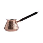 Demmex Otantik Bakır Kalın Türk Kahve Cezvesi Ve Sütlük