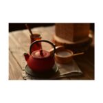 Bambum- Linden - Sümbül 300 Ml Kirmizi Döküm Demlik T0080 - Görsel 4